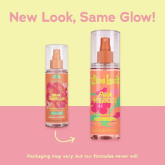 Tree Hut Pink Hibiscus Hair & Body Mist, Hydrating & Alcohol-Free Body Spray, Fragrance with Hibiscus, Poppy-& Rasberry Notes, Alcohol-Free Formula, 6 Fl Oz. (Pack of 2)